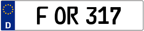 Truck License Plate